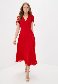 Платье Polo Ralph Lauren. Цвет: красный. Сезон: Весна-лето 2020.