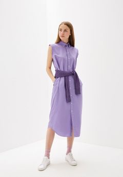 Платье Polo Ralph Lauren. Цвет: фиолетовый. Сезон: Весна-лето 2019.